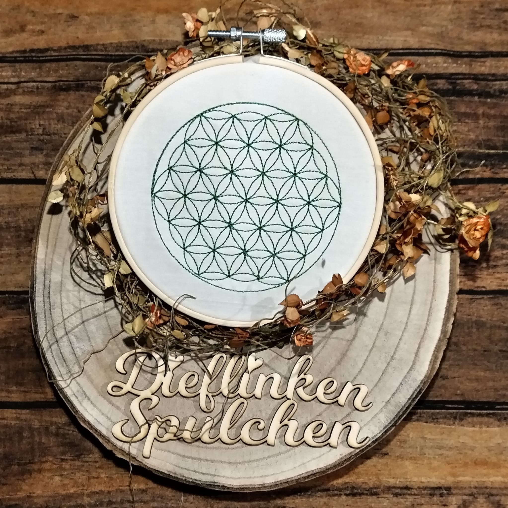 Stickdatei Mandala Lebensblume