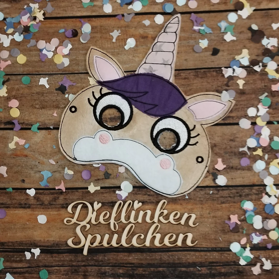 Stickdatei ITH Tier Masken Set 2