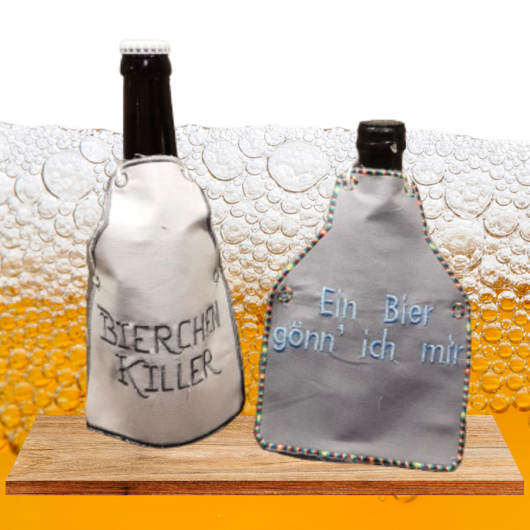 Stickdatei ITH Flaschen Schürze 1
