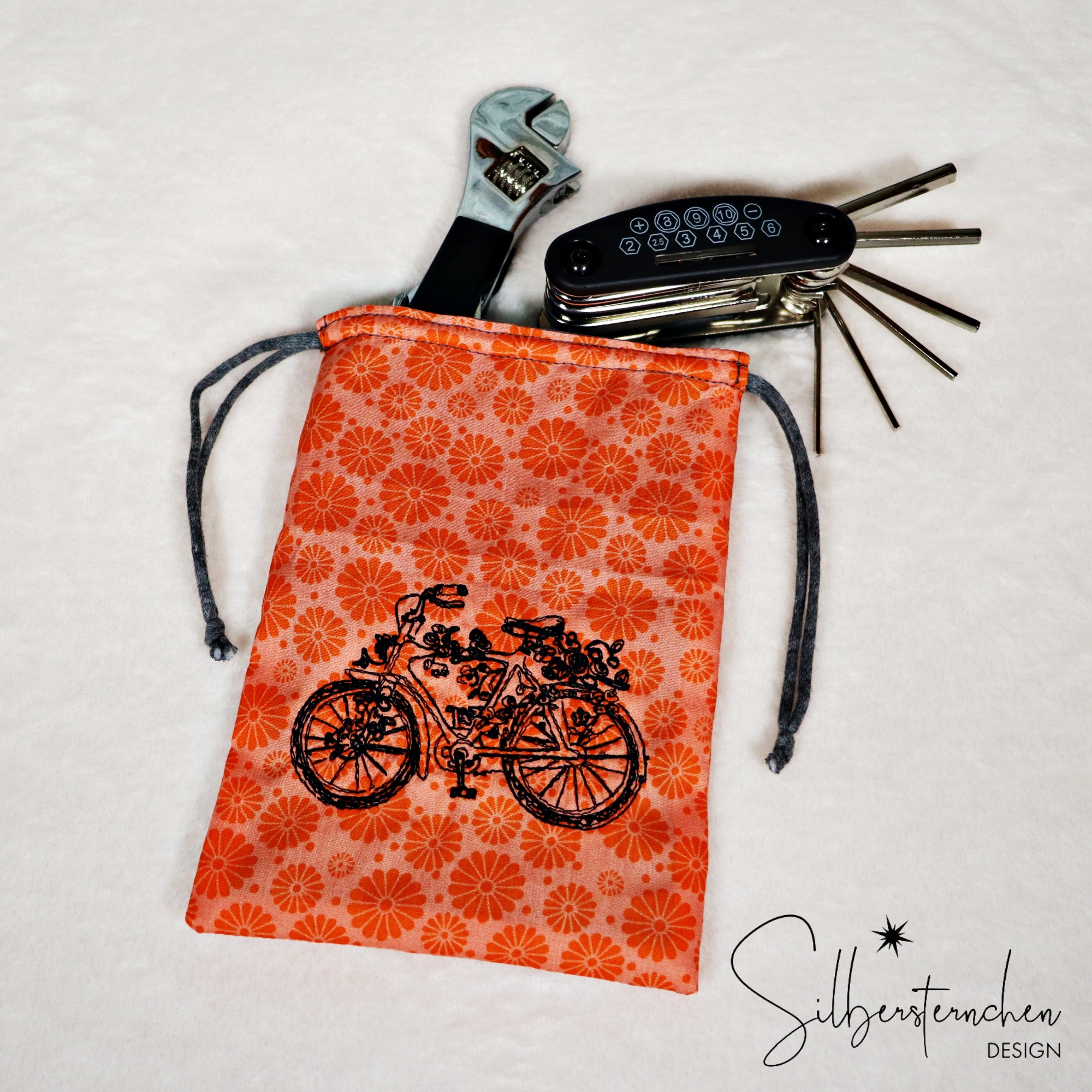 Stickdatei scribble Fahrrad