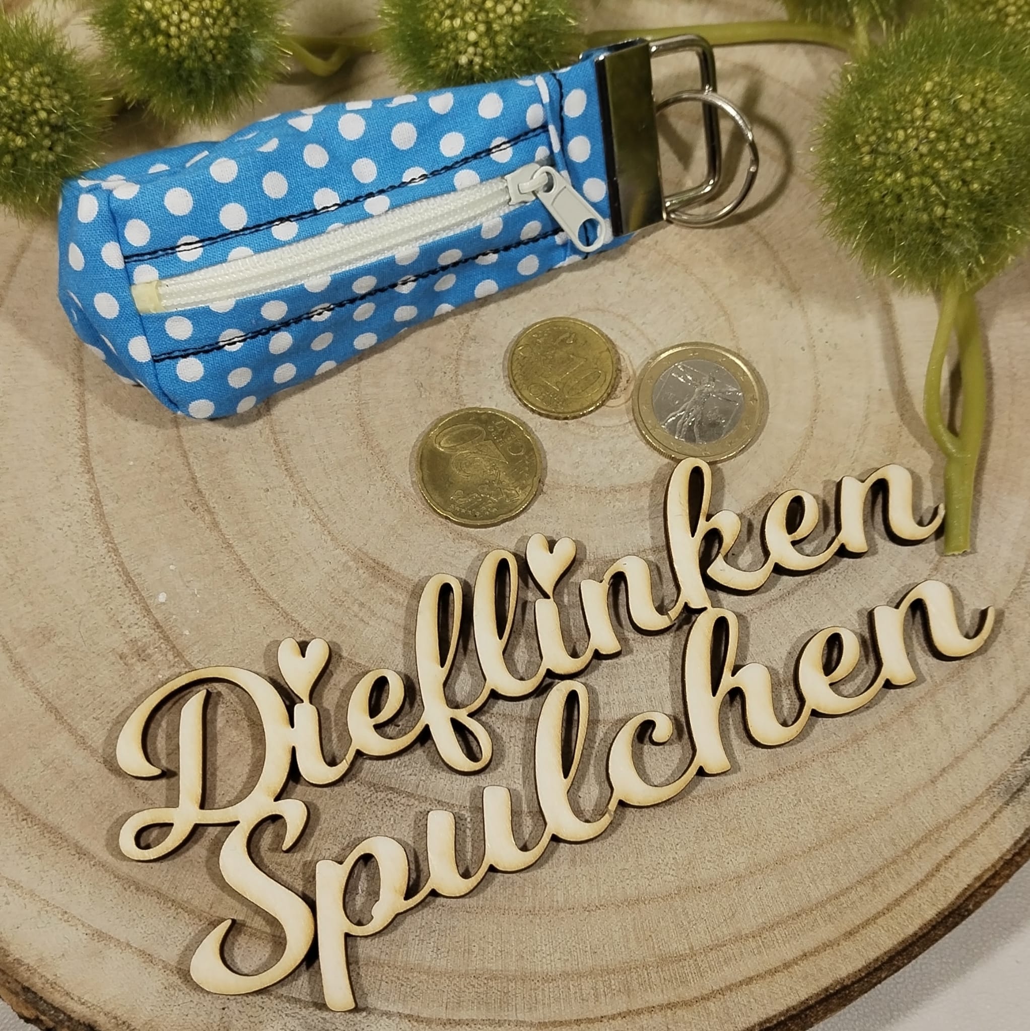 Stickdatei ITH Münztäschchen für den Schlüsselbund