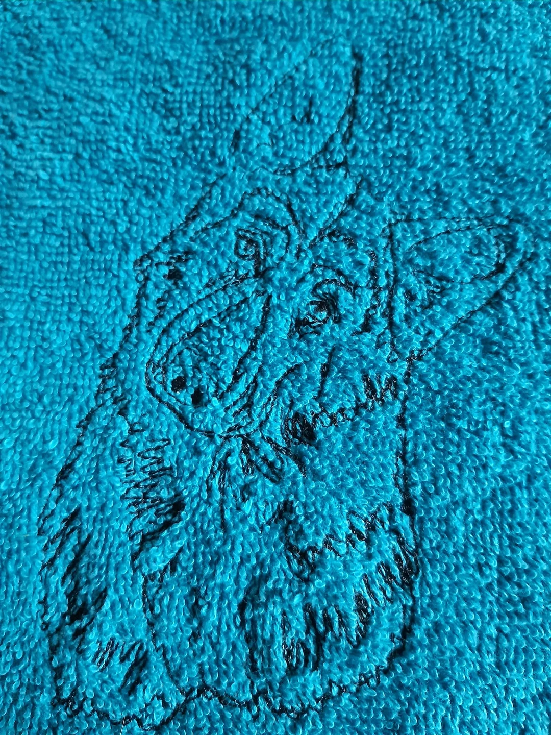 Stickdatei scribble Konturen Hund Schäferhund