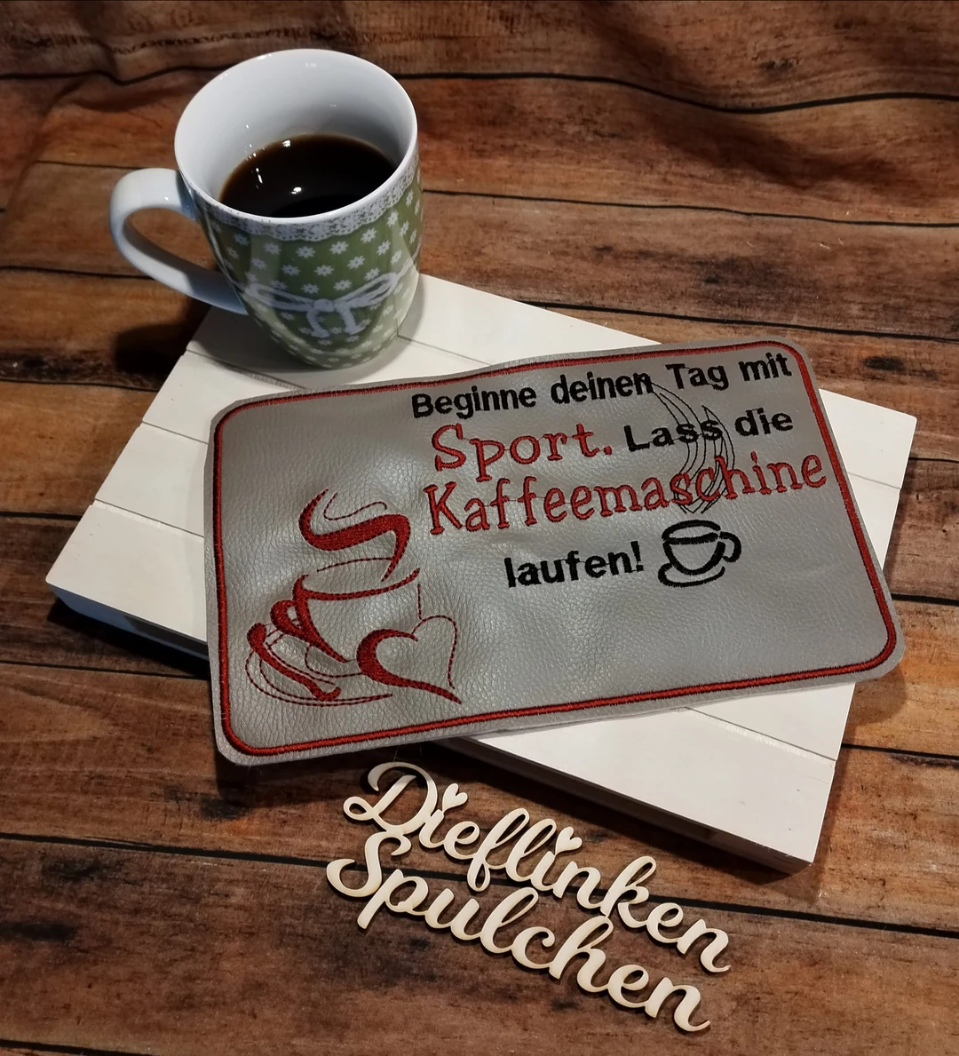 Stickdatei Sport Sprüche