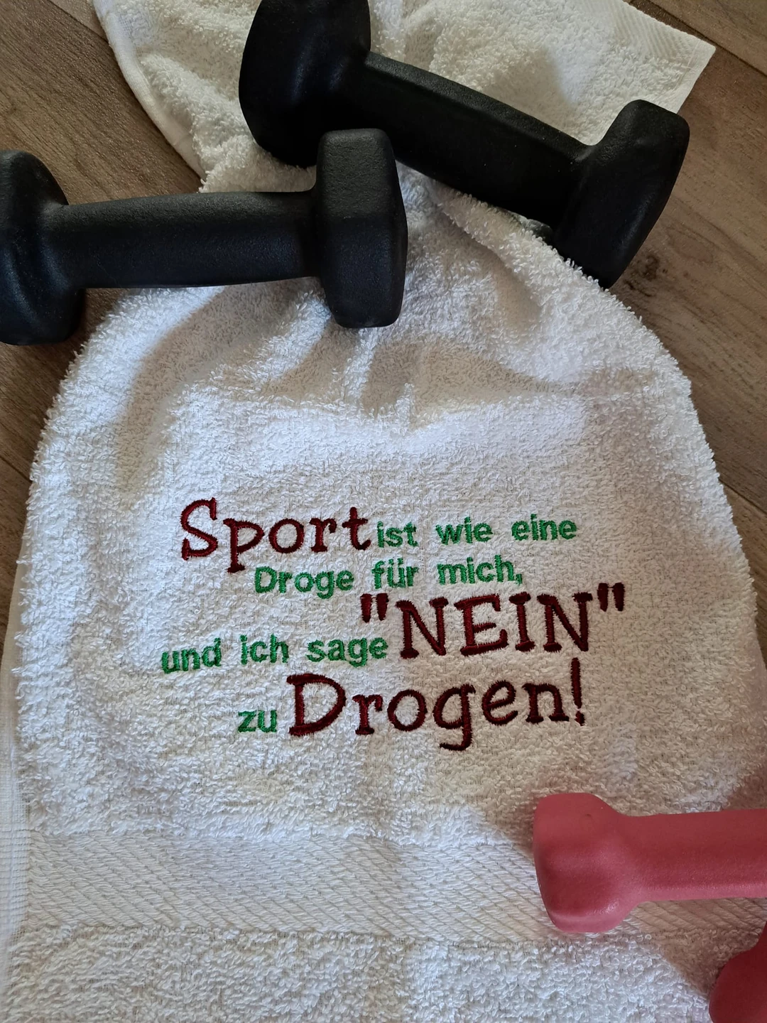 Stickdatei Sport Sprüche