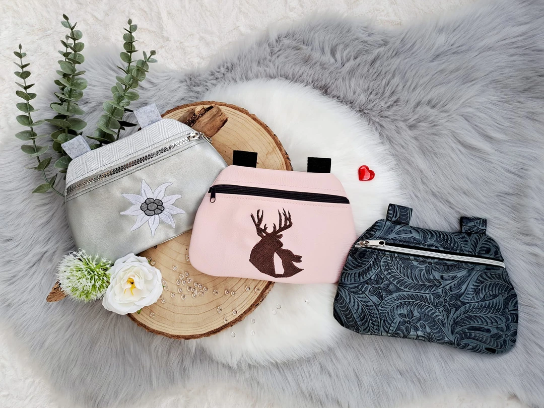 Stickdatei ITH Dirndl Taschen 