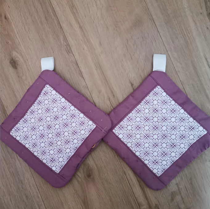 Stickdatei ITH Topflappen