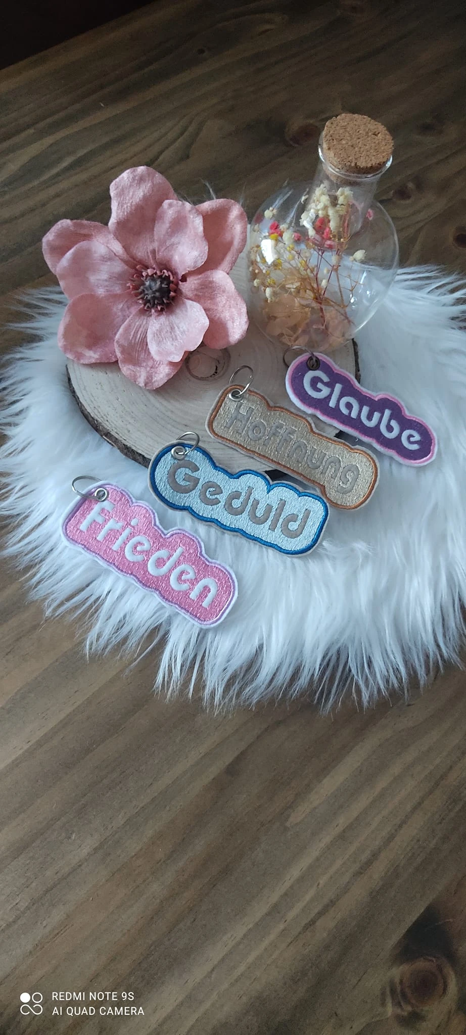 Stickdatei Vollstick / Patch - positive Wörter