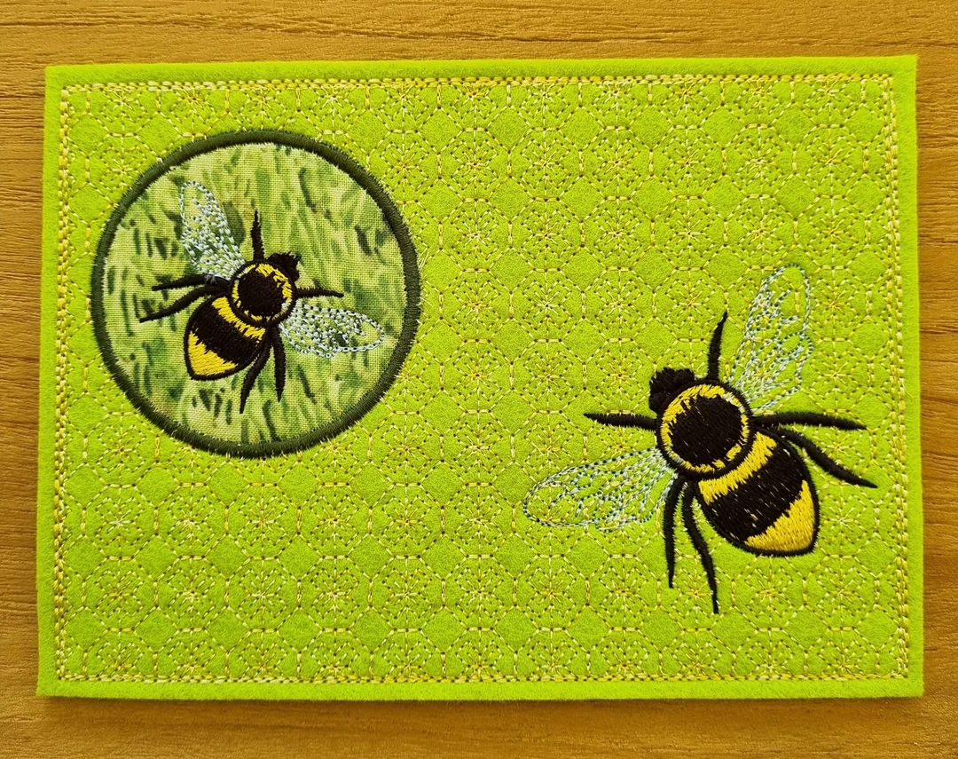 Stickdatei Hintergrund allover Set