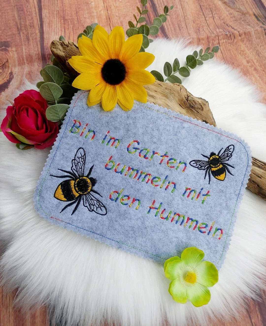 Stickdatei Vollstick Biene