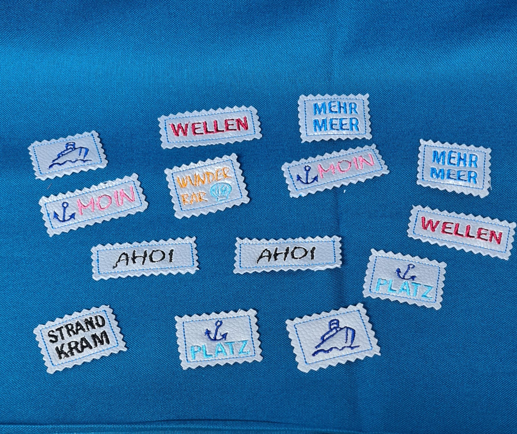 Stickdatei ITH Label Maritim
