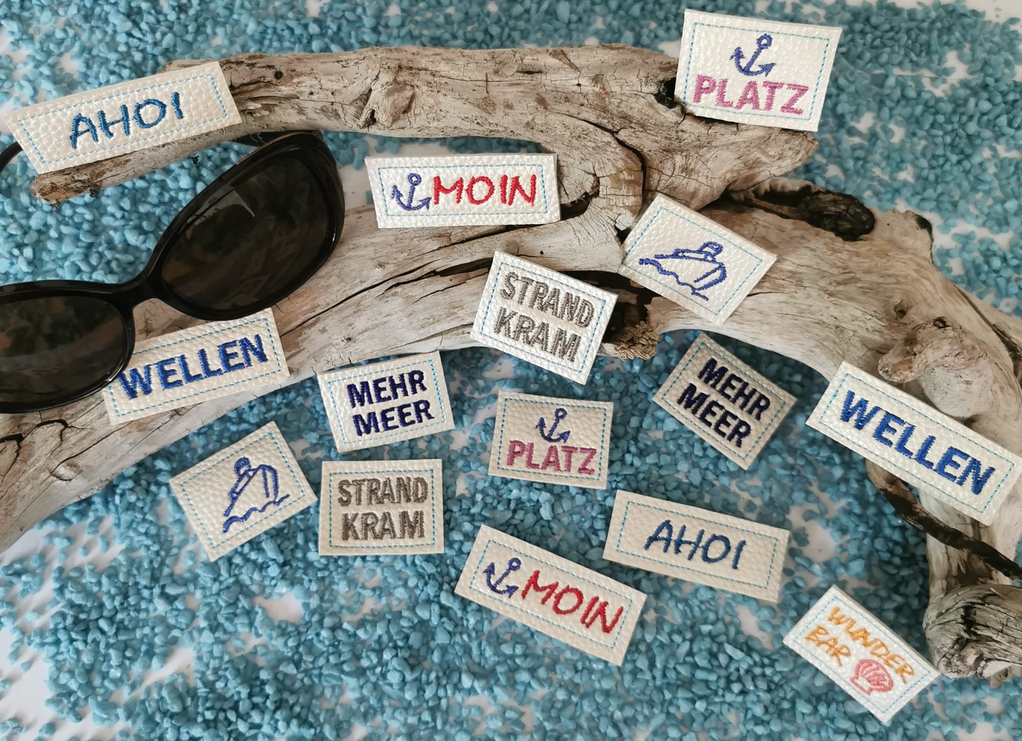 Stickdatei ITH Label Maritim