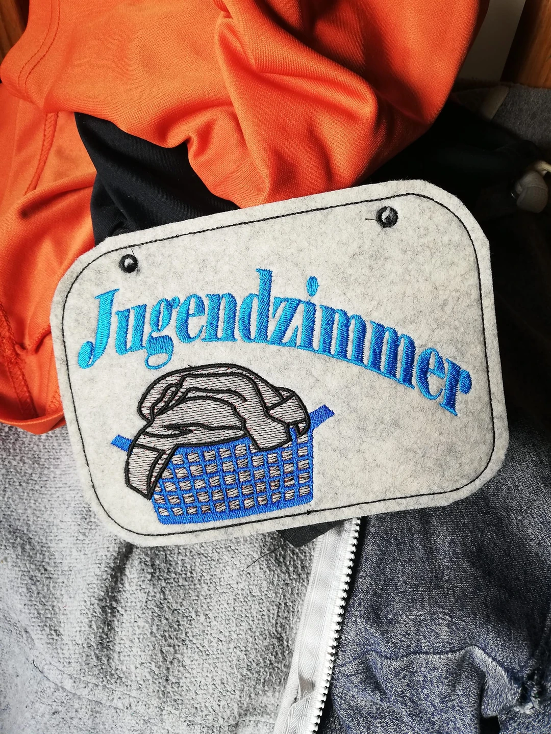 Stickdatei ITH Türschilder für die Wohnung