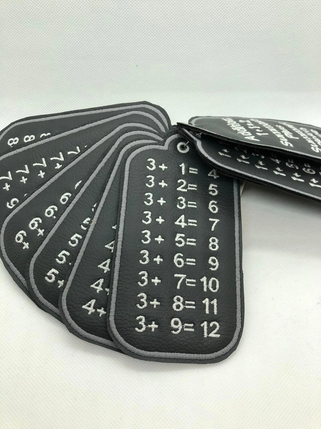 Stickdatei ITH Lernkarten Addieren Lernhilfe / Rechenhilfe