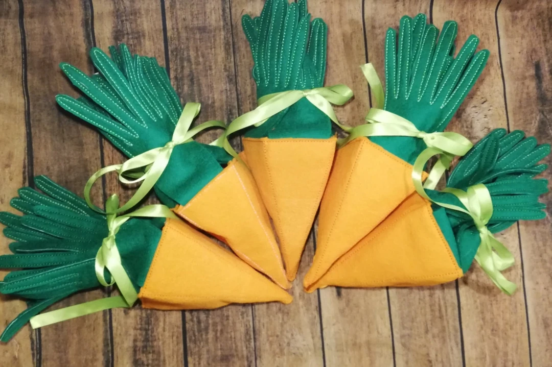Stickdatei ITH Möhre Geschenketasche / Tüte
