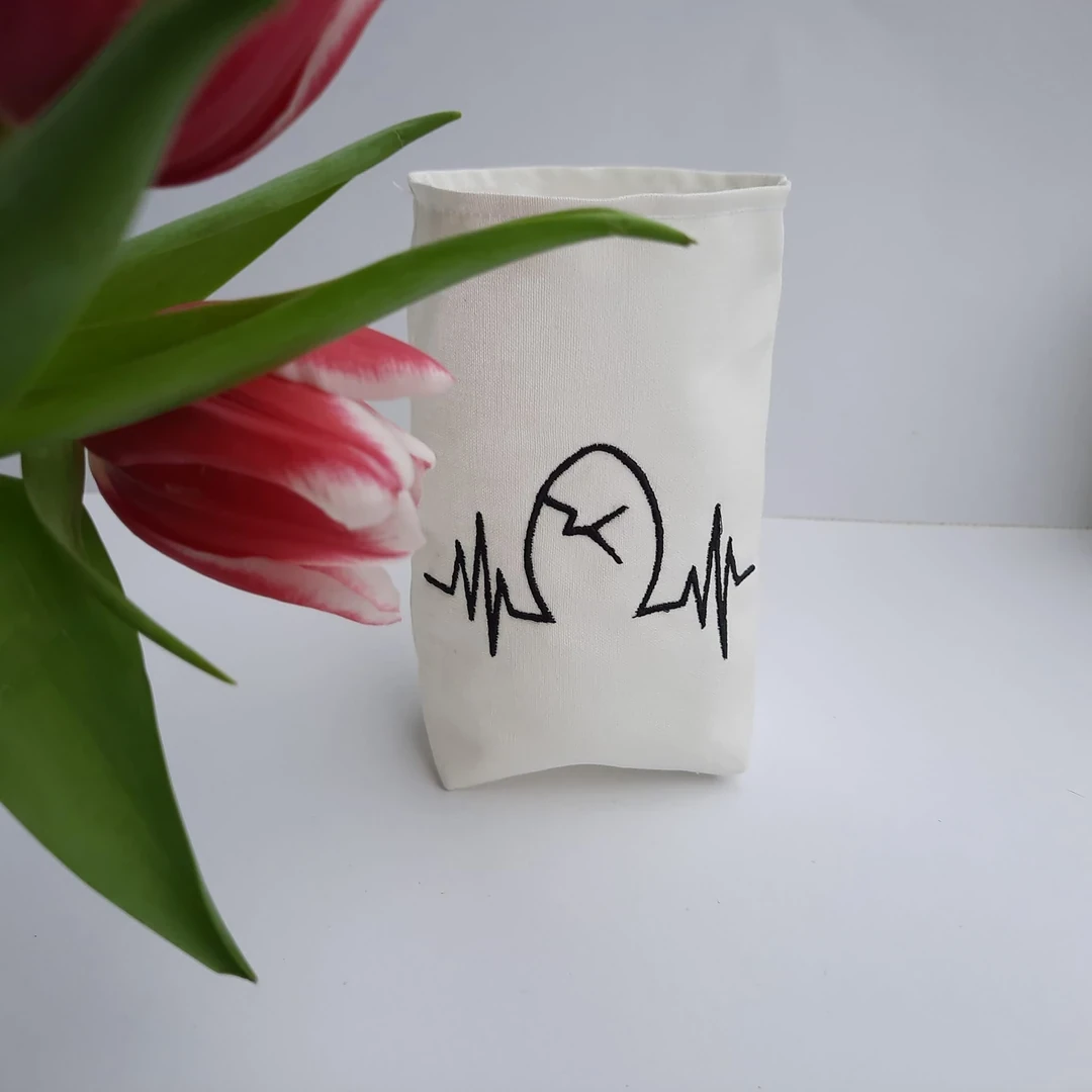 Stickdatei EKG Linie Set Ostern