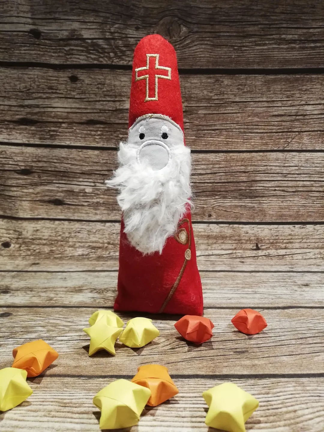 Stickdatei ITH Nikolaus zum Stellen / Bischof