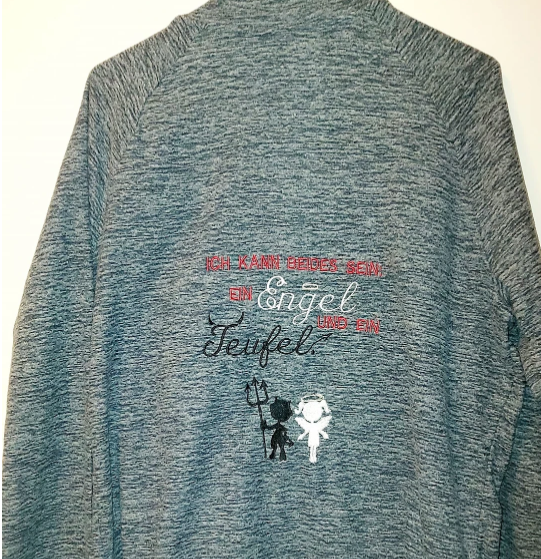 Stickdatei Engel und Teufel