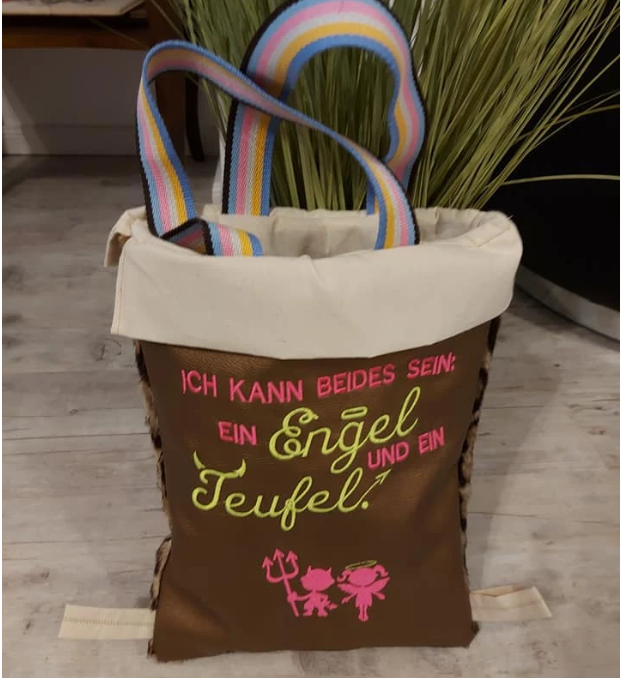 Stickdatei Engel und Teufel