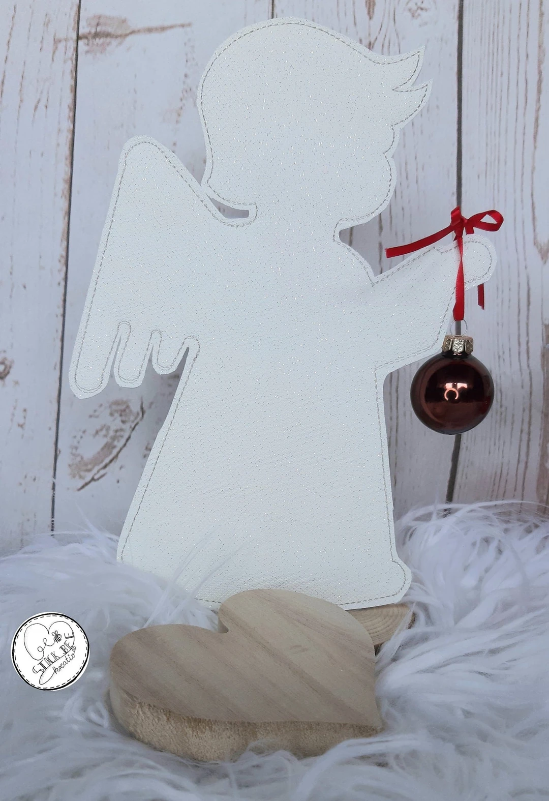 Stickdatei ITH Christbaumkugel Ständer / Kugelhalter