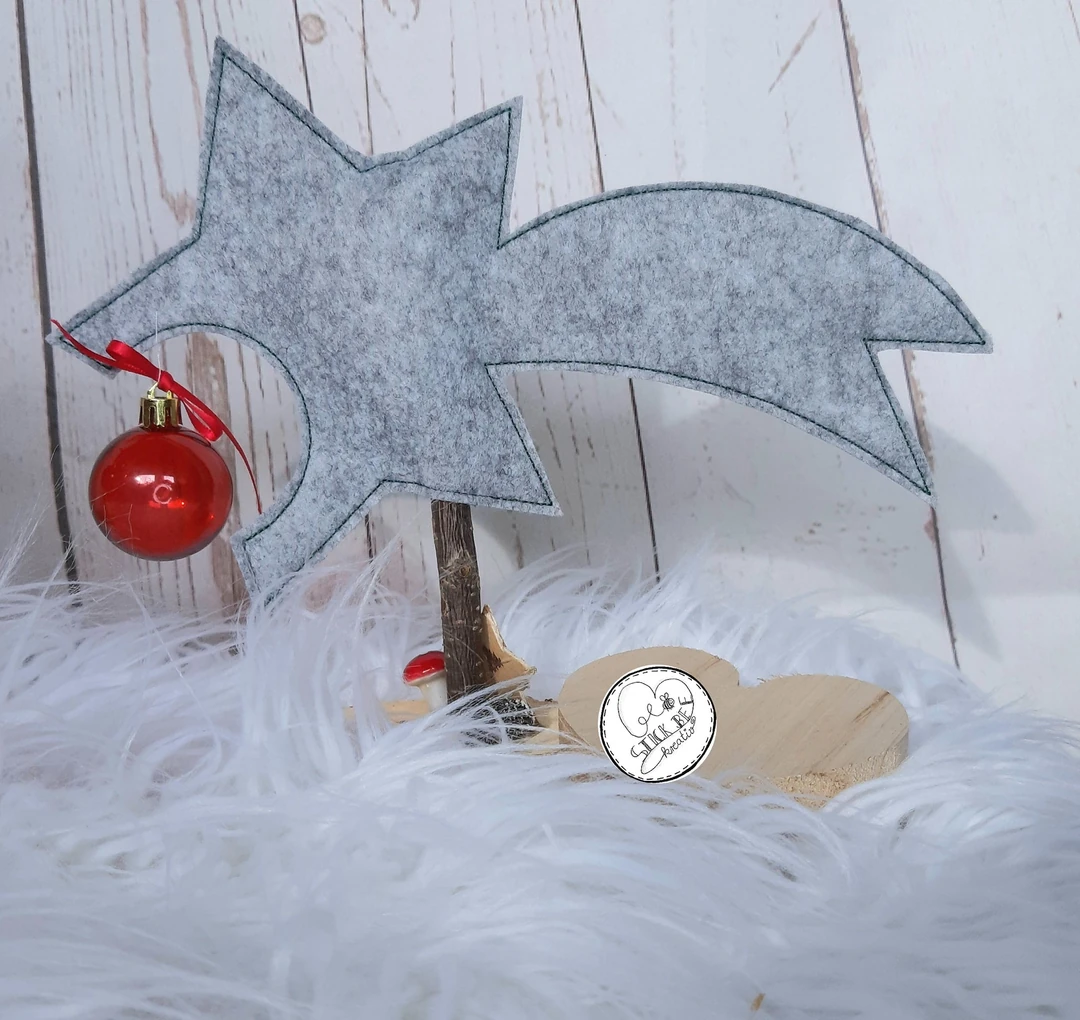 Stickdatei ITH Christbaumkugel Ständer / Kugelhalter