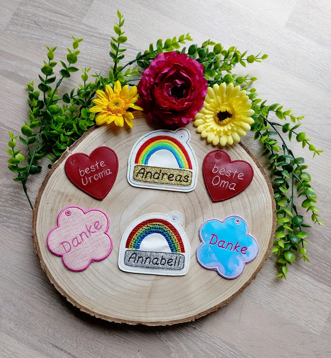 Stickdatei ITH Formen Anhänger