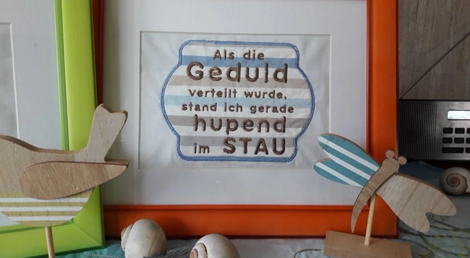 Stickdatei Spruch lustige Sprüche 1