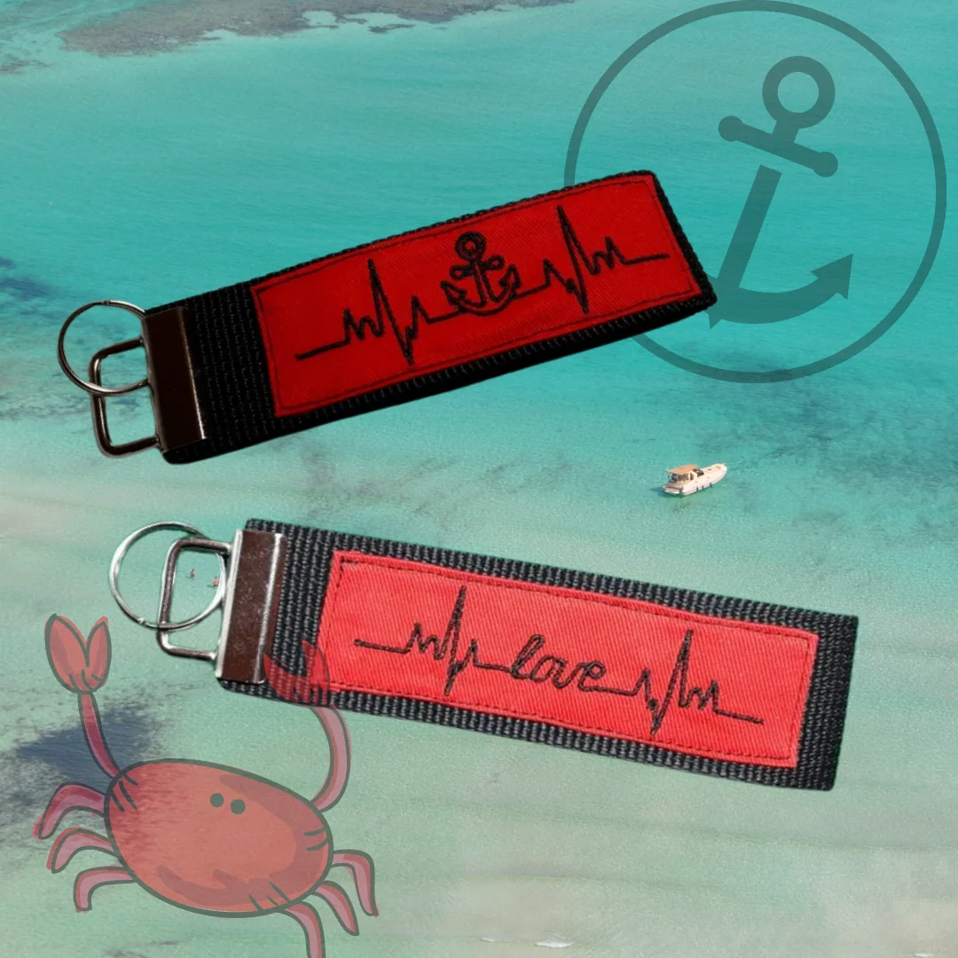 Stickdatei EKG Linien