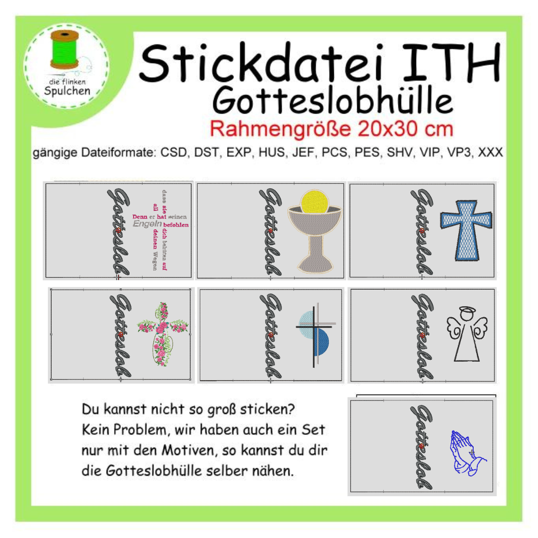 Stickdatei ITH Gotteslobhülle