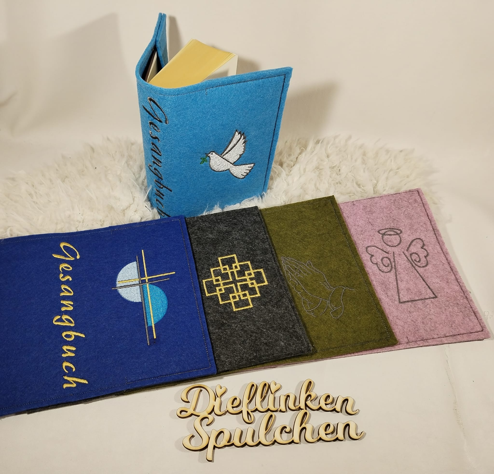 Stickdatei ITH Gesangbuch Einband