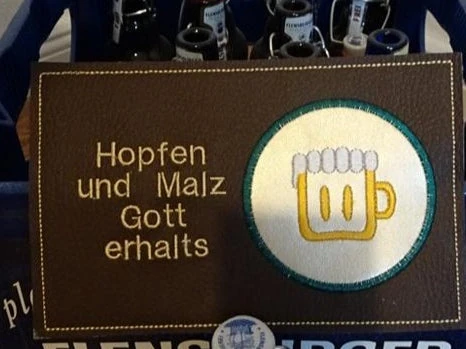Stickdatei ITH MugRug Bier