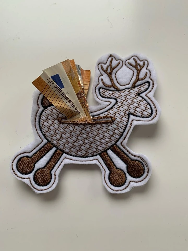 Stickdatei ITH Geldgeschenk Weihnachten