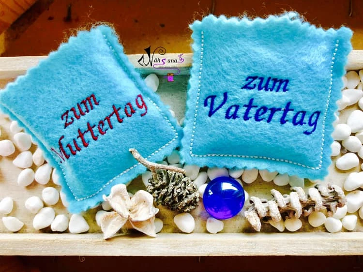 Stickdatei ITH quadratische Schoko Verpackung Familie
