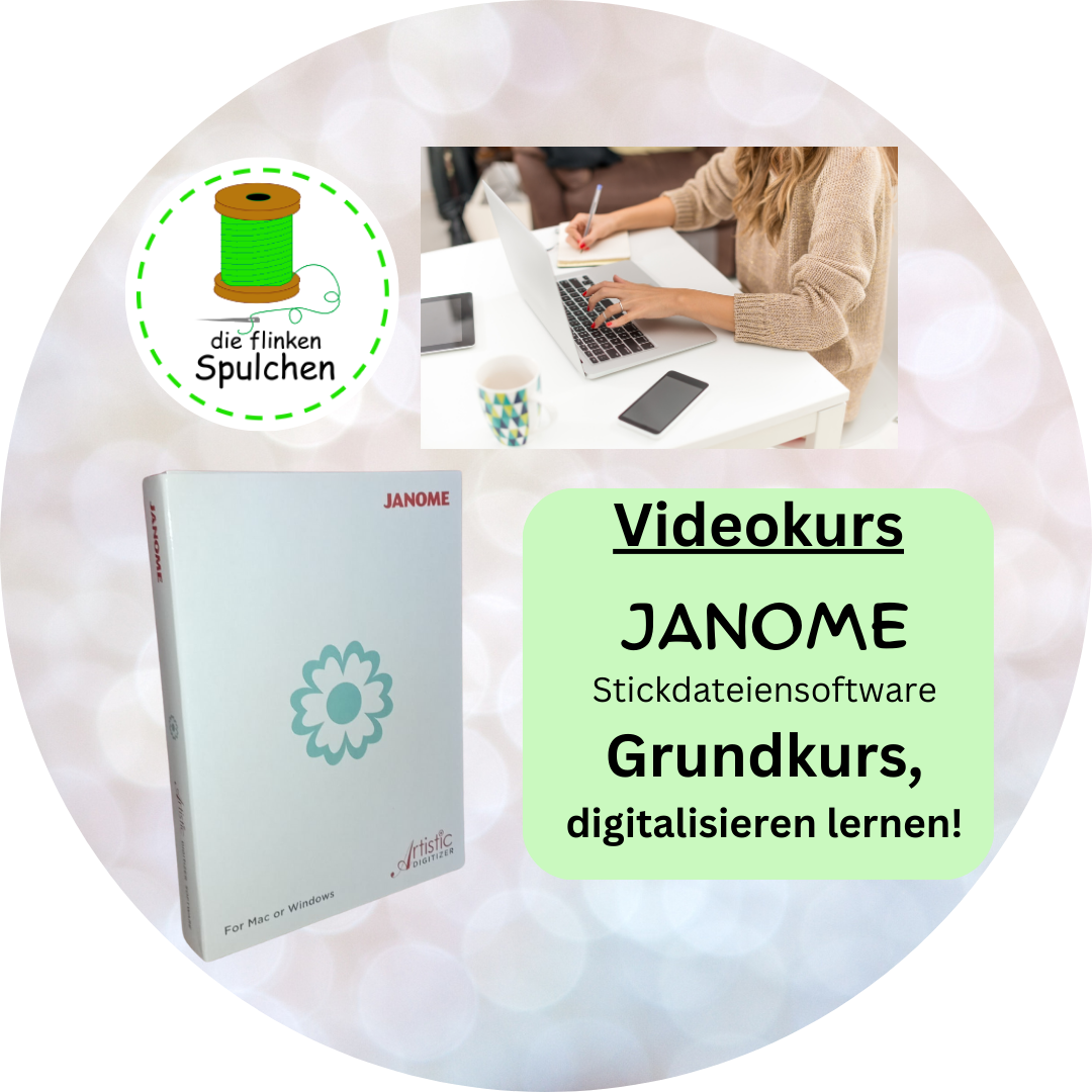 Video Grundkurs Digitalisieren für das Janome Artistic Digitizer