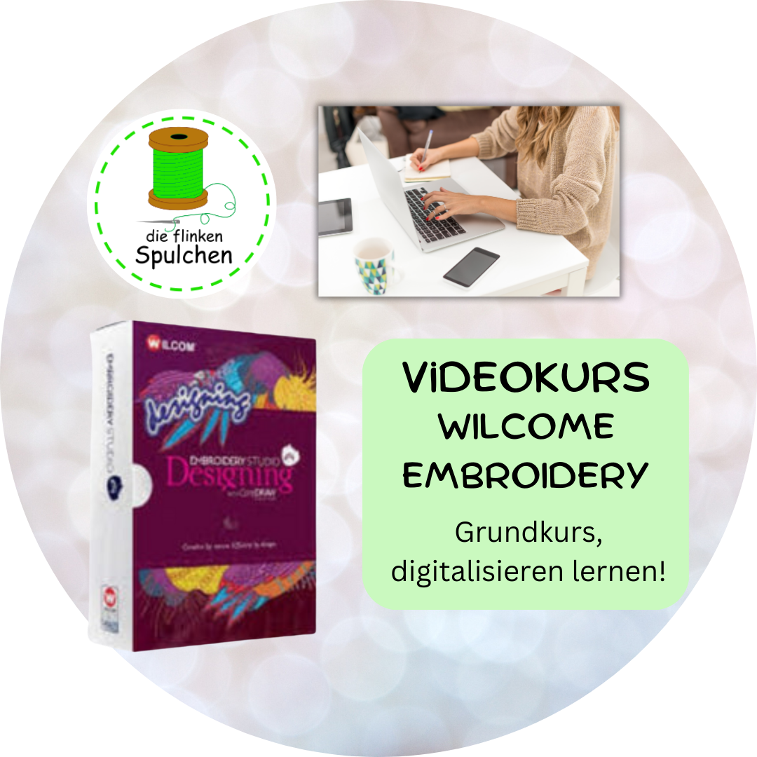 Video Grundkurs Digitalisieren für das Wilcom Embroidery e4