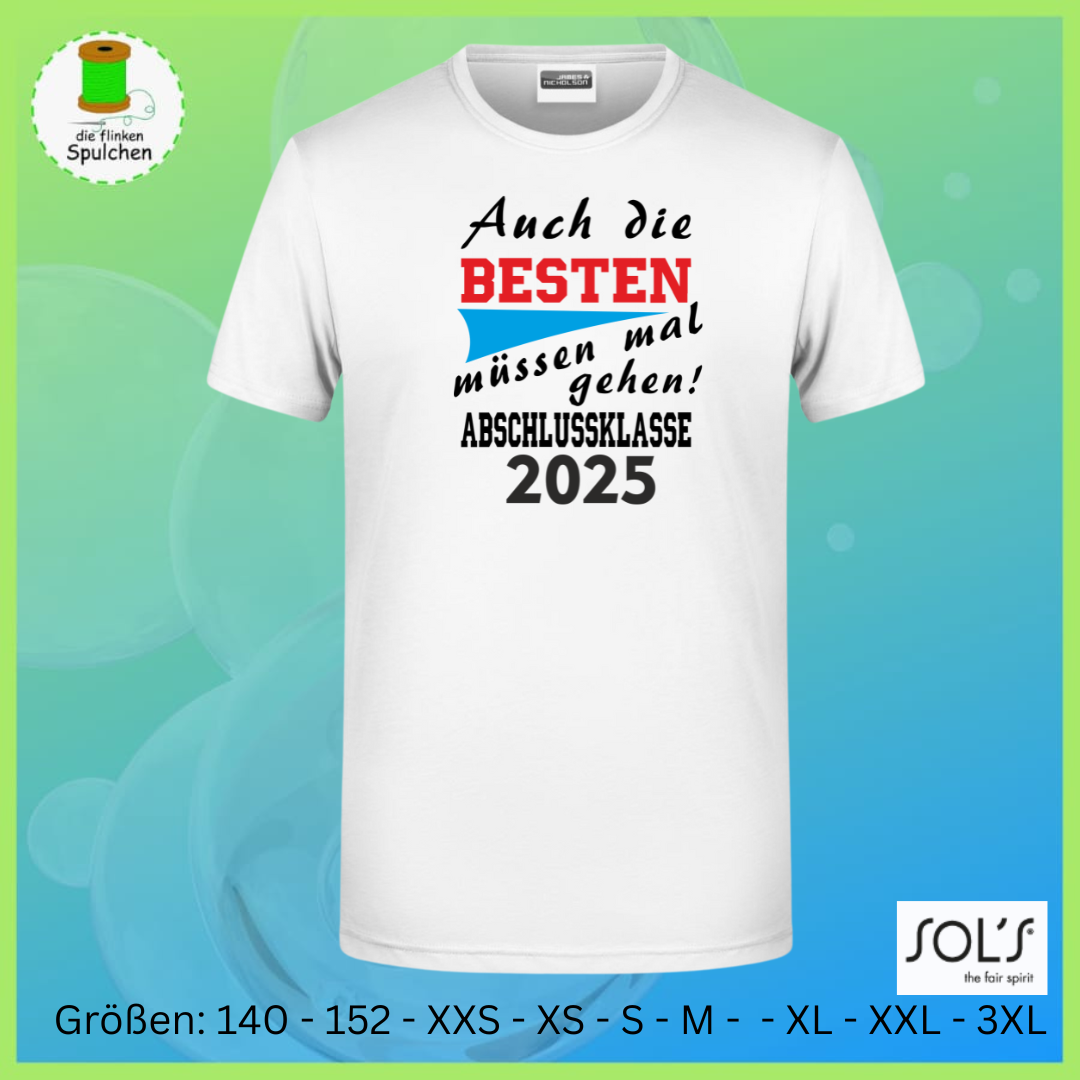 Abschluss Shirt Schule 3 Designs 