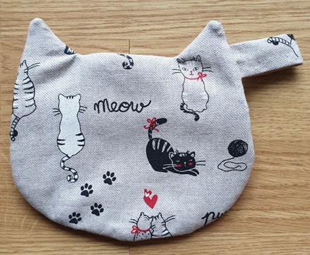 Stickdatei ITH Katzen Tasche