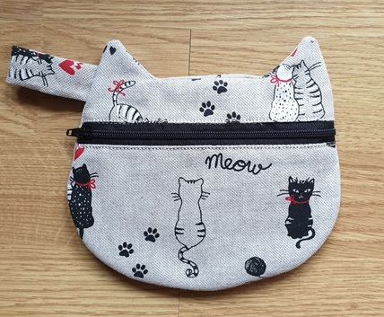 Stickdatei ITH Katzen Tasche