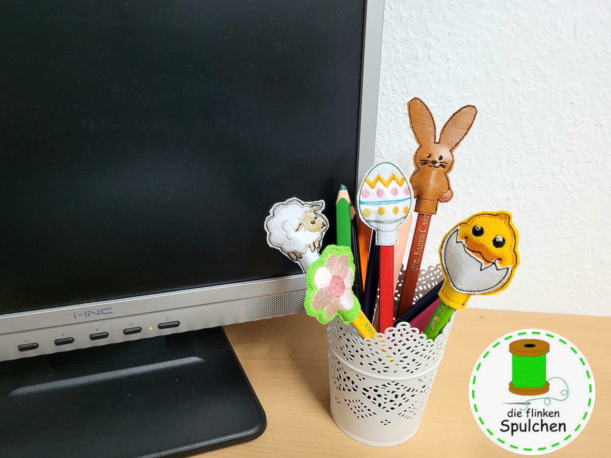 Stickdatei ITH Stifte Topper Oster Motive