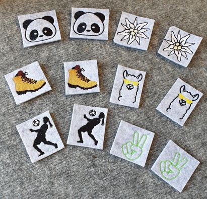 Stickdatei Vollstick Minimotive Panda