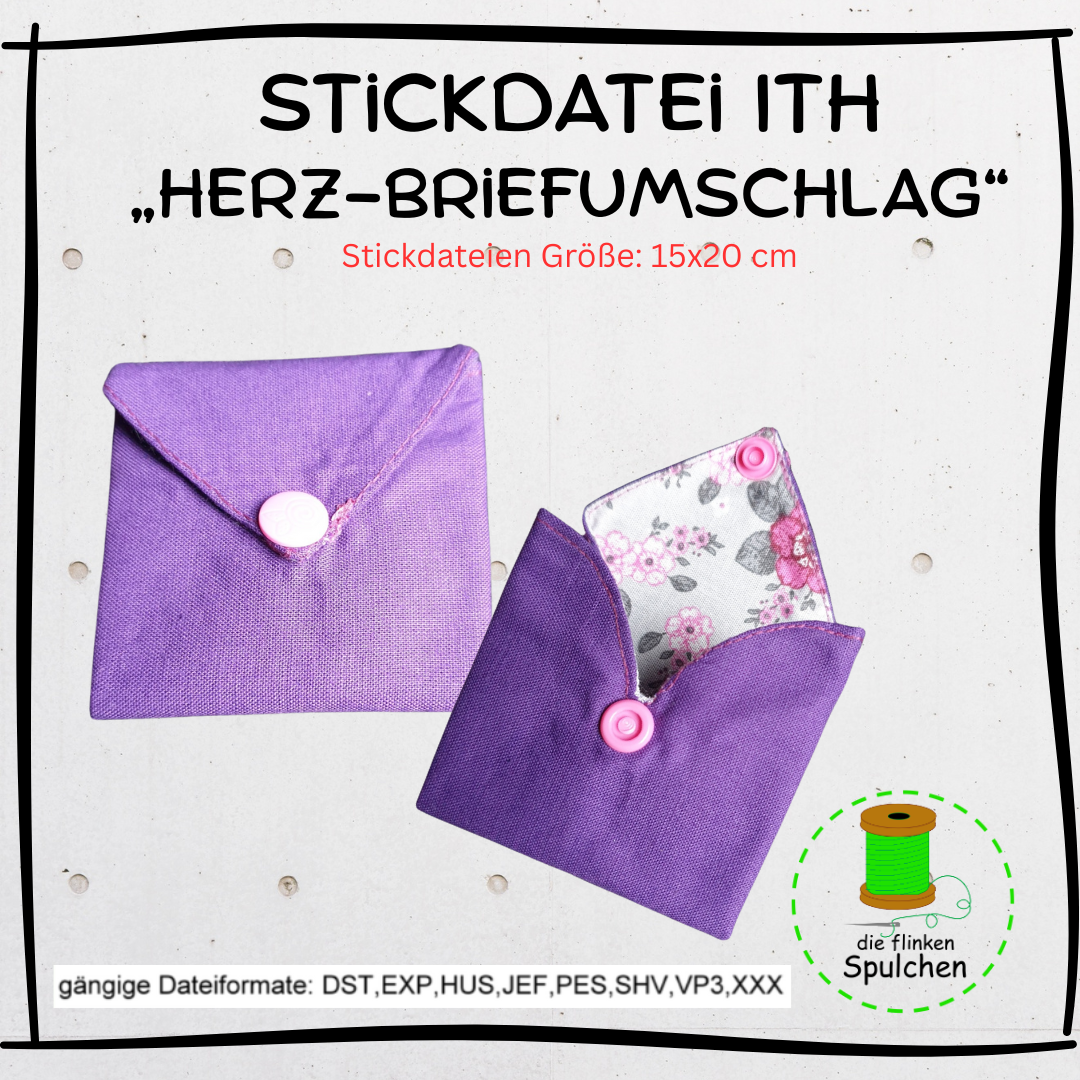 Stickdatei ITH „Herz-Briefumschlag“