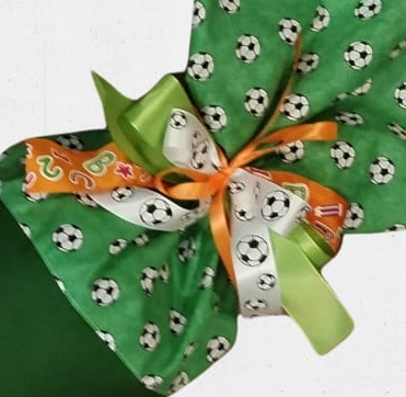 Schultüte „Fußballtraum“ – der perfekte Start für kleine Kicker, aus Stoff incl. Papprohling