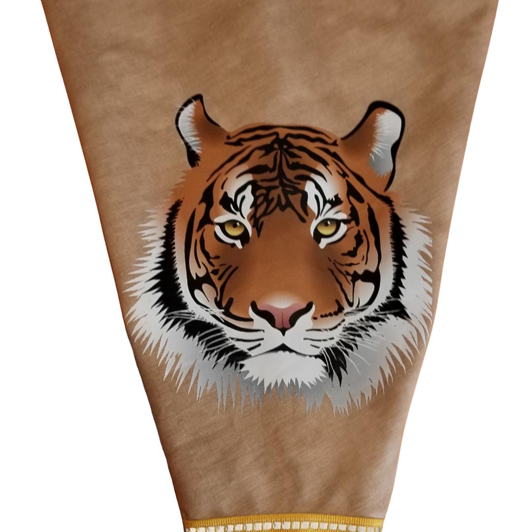 Schultüte "Tiger", aus Stoff incl. Papprohling