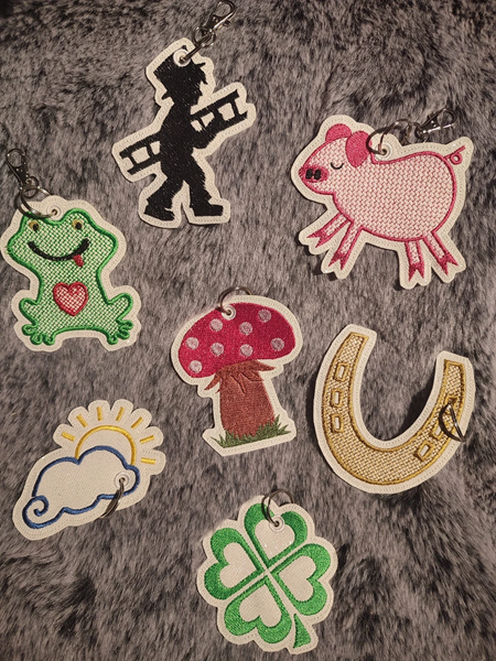 Stickdatei ITH Glücks Anhänger