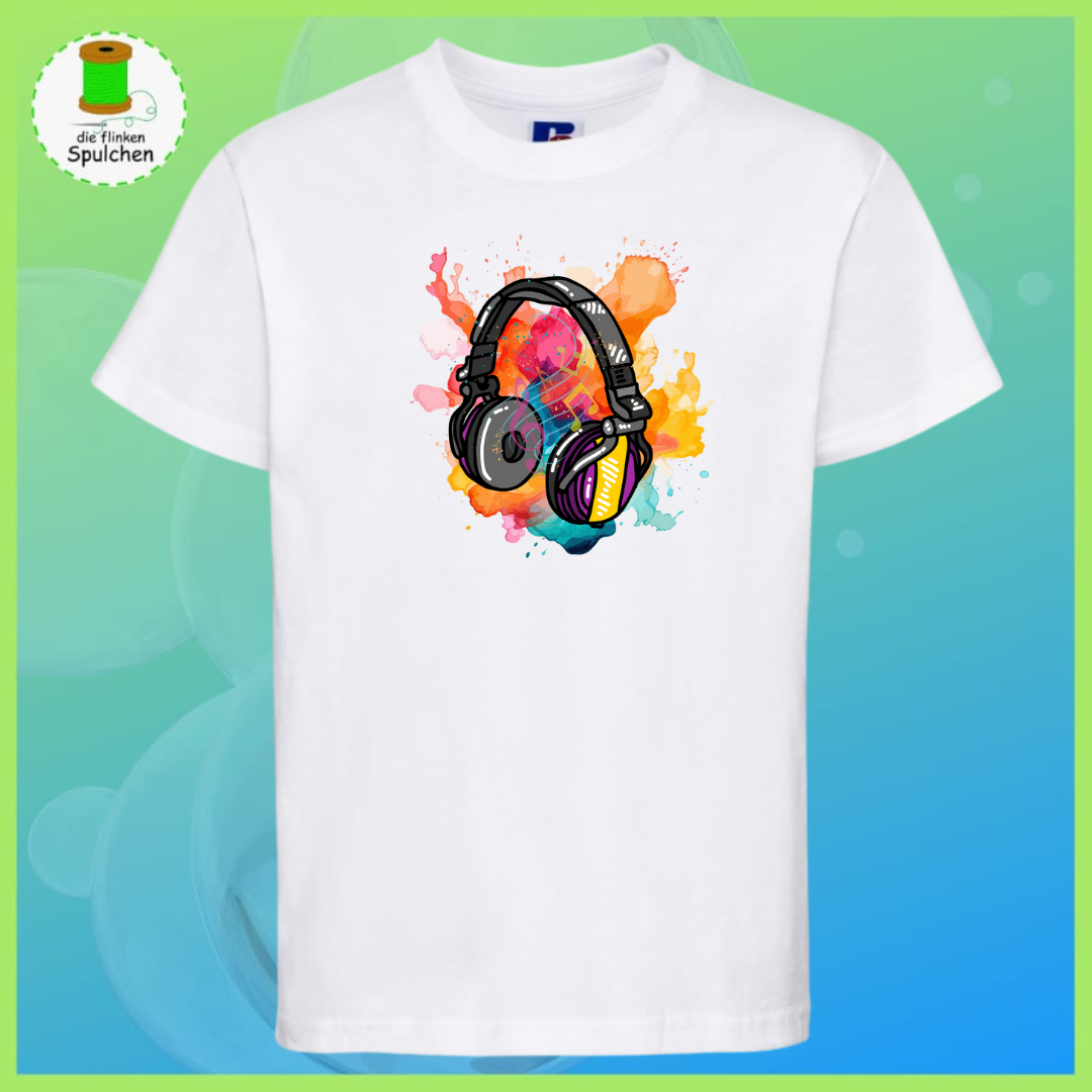 Bügelbild Kopfhörer