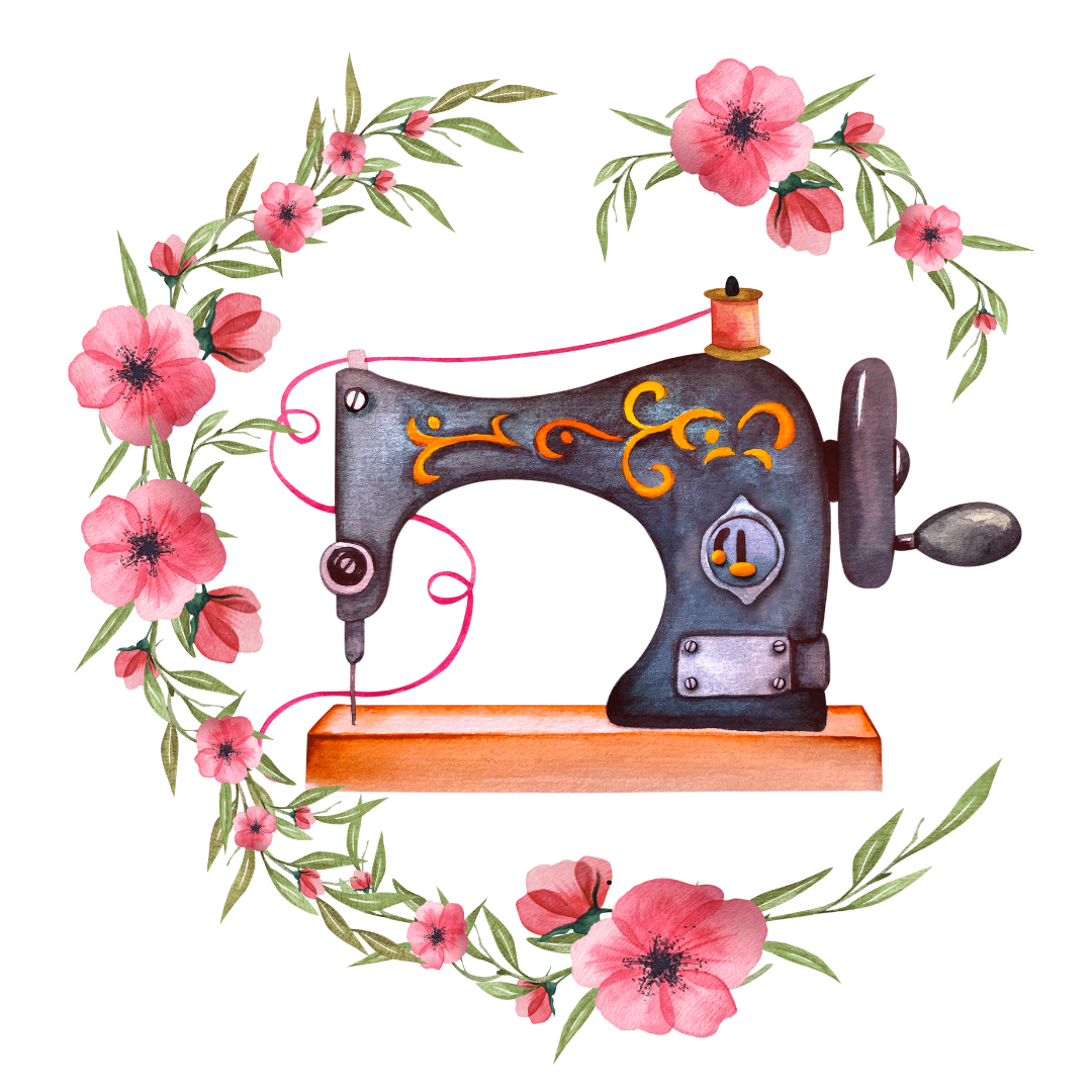 Bügelbild Nähmaschine