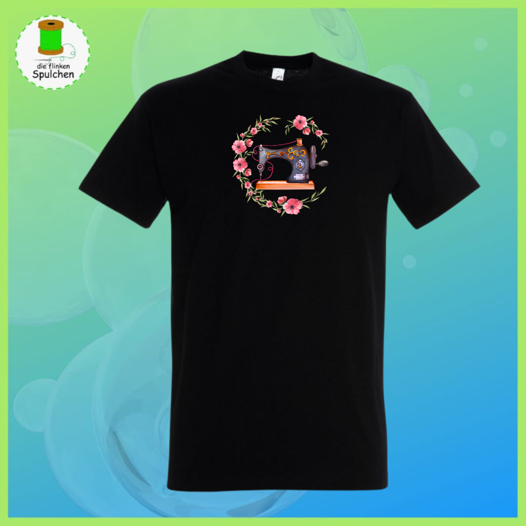 Bügelbild Nähmaschine