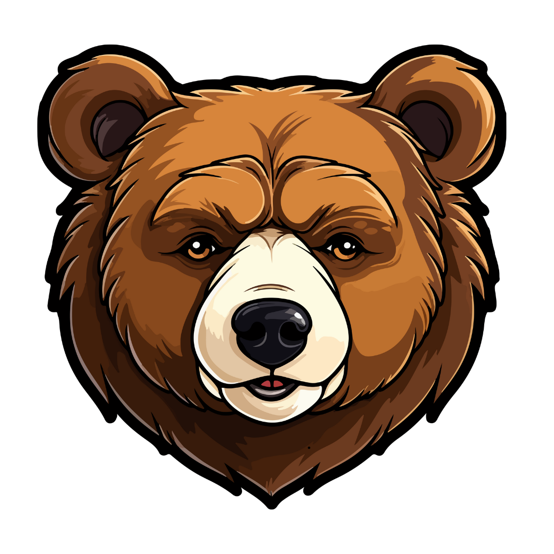 Bügelbild Braunbär