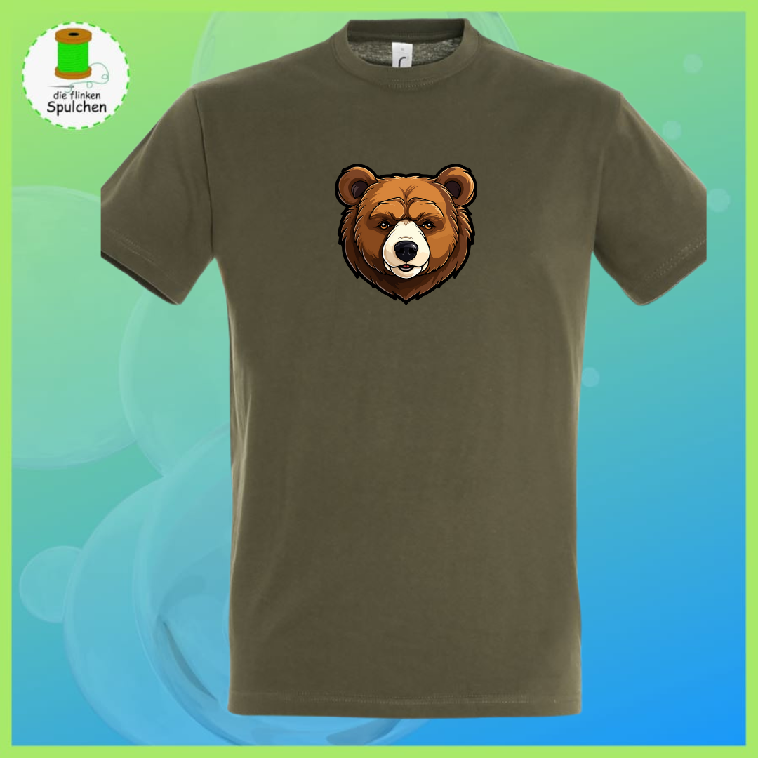 Bügelbild Braunbär