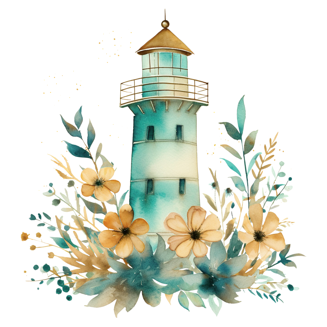 Bügelbild Leuchtturm