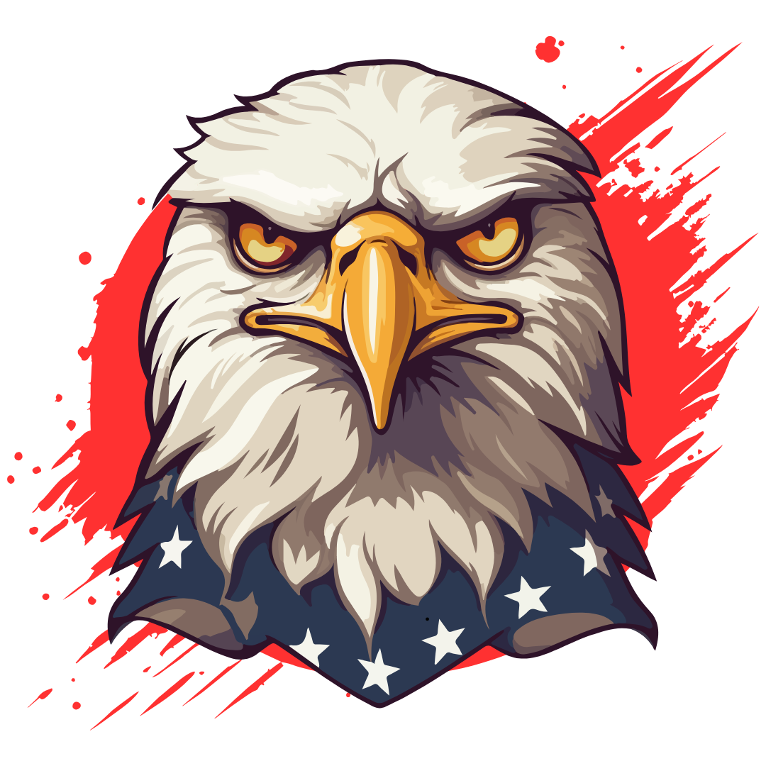 Bügelbild Adler